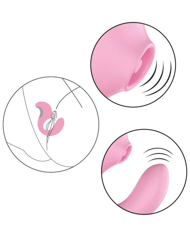 Vibrátor s pulzačním stimulátorem klitorisu TWIST , TOYJOY