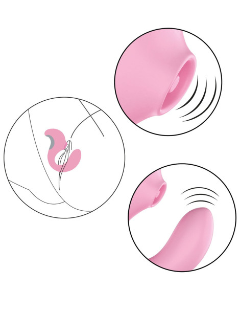 Vibrátor s pulzačním stimulátorem klitorisu TWIST , TOYJOY