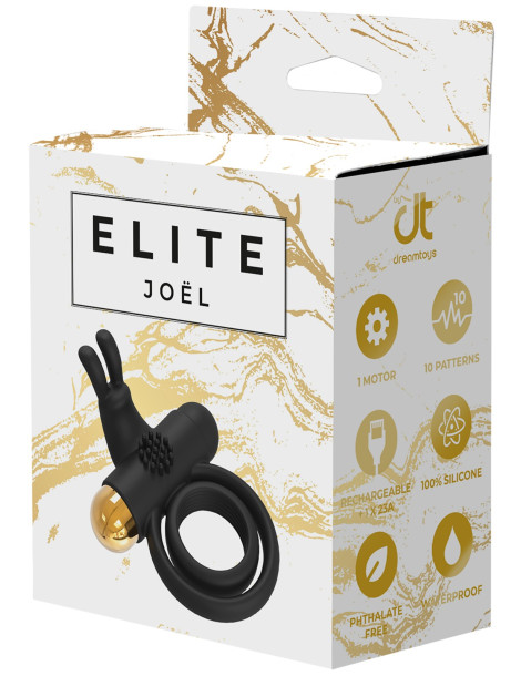 Vibrační dvojitý erekční kroužek Elite Joel , Dream Toys