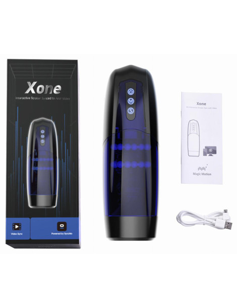 Interaktivní přirážecí a vibrační masturbátor Xone , Magic Motion (ovládání mobilem)