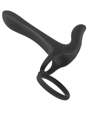 Párový vibrátor s kroužky na penis Black Velvets , You2Toys