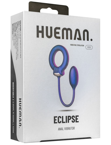 Erekční kroužek s análním vibrátorem Eclipse , Hueman
