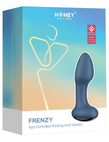 Rotační a vibrační anální kolík FRENZY , Honey Play Box