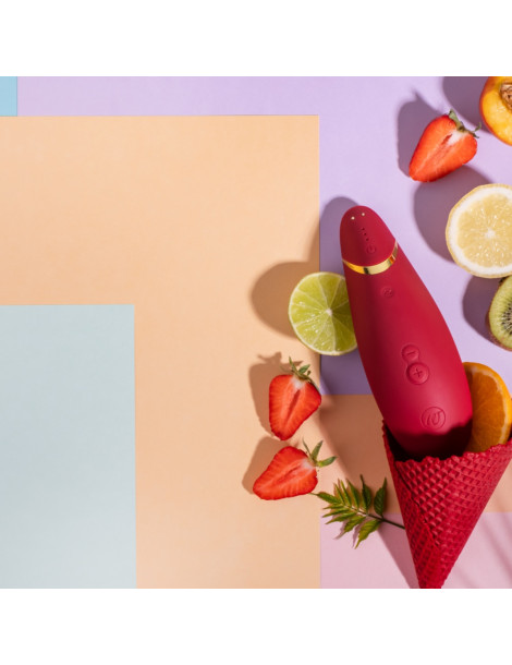 Stimulátor klitorisu Premium 2 , Womanizer (bordeaux)