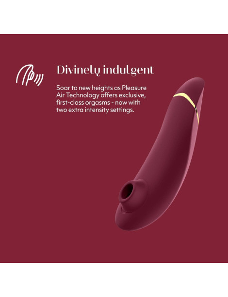Stimulátor klitorisu Premium 2 , Womanizer (bordeaux)