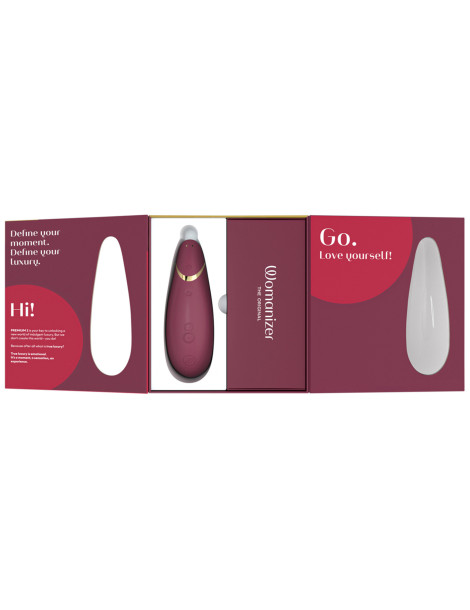 Stimulátor klitorisu Premium 2 , Womanizer (bordeaux)