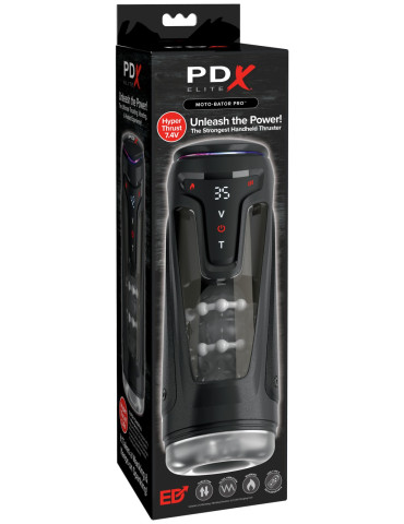 Přirážecí, vibrační a hřejivý masturbátor Moto,Bator Pro , Pipedream