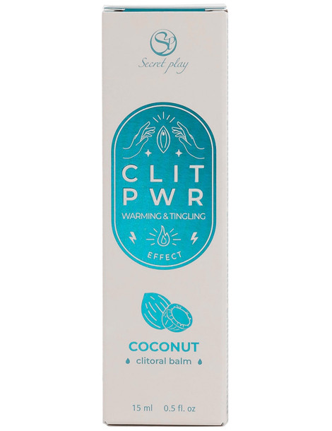 Stimulační balzám na klitoris Clit Pwr Coconut , Secret Play (15 ml)