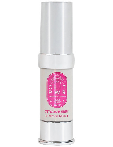 Stimulační balzám na klitoris Clit Pwr Strawberry , Secret Play (15 ml)