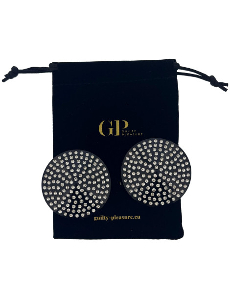 Samolepky na bradavky s kamínky GLIMMER GAZE , Guilty Pleasure