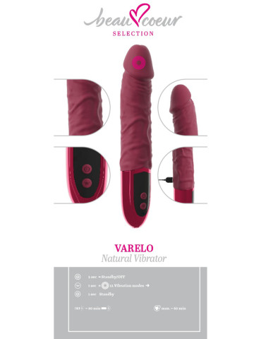 Realistický vibrátor Varelo , Beau Coeur
