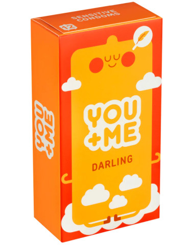 Extra tenké kondomy YOU+ME Darling (12 ks)