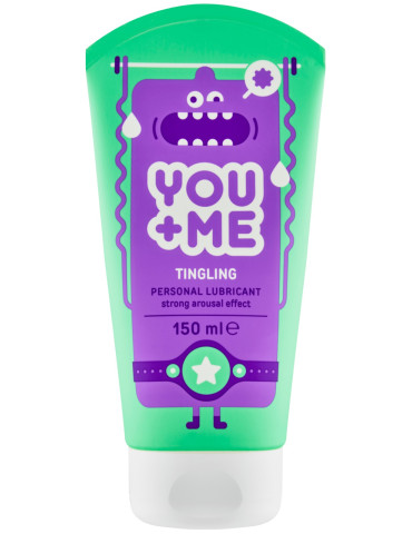 Stimulační lubrikační gel na vodní bázi Macho , YOU+ME (150 ml)