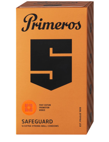 Zesílené kondomy Primeros SAFEGUARD (12 ks)