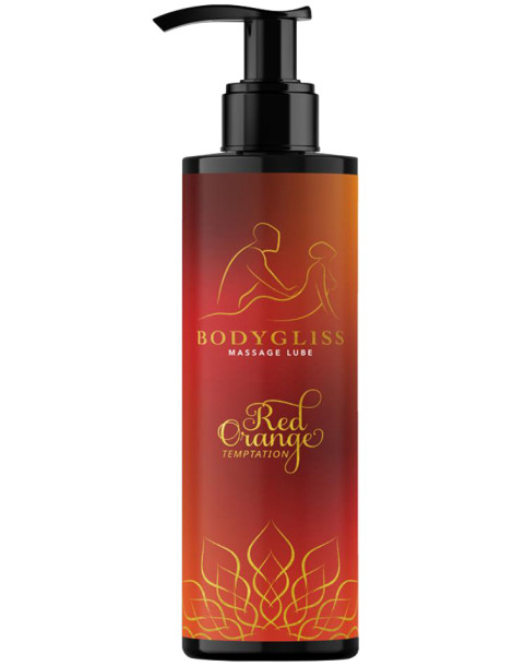 Masážní a lubrikační gel Red Orange Temptation , BodyGliss (150 ml)