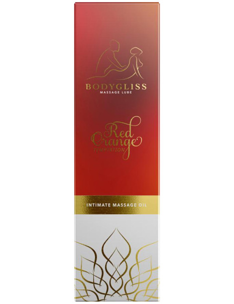 Masážní a lubrikační gel Red Orange Temptation , BodyGliss (150 ml)