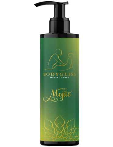Masážní a lubrikační gel Minty Mojito , BodyGliss (150 ml)
