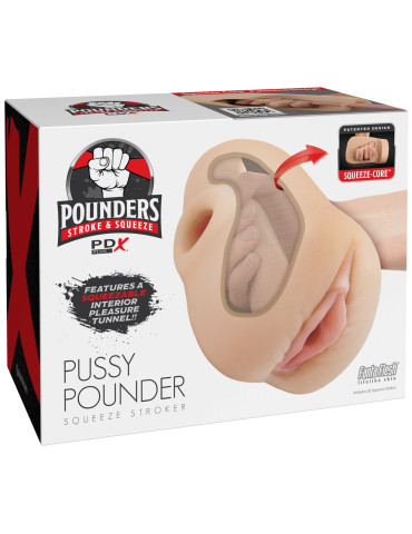 Umělá vagina Pussy Pounder Squeeze Stroker , Pipedream
