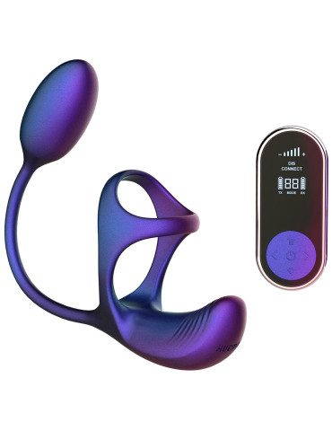 Kroužek na penis s análním vibrátorem (+ dálkový ovladač) Halo Orbit , Hueman