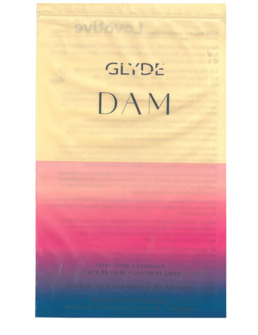 Tenké ochucené orální roušky Dams Mixed , Glyde (4 ks)