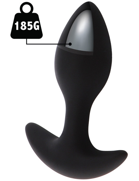 Těžký anální kolík s kovovým jádrem , Hidden Desire (185 g)