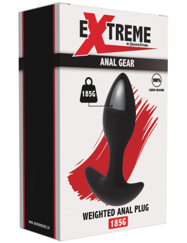 Těžký anální kolík s kovovým jádrem , Hidden Desire (185 g)