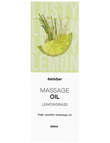 Masážní olej Lemongrass , Satisfyer (250 ml)