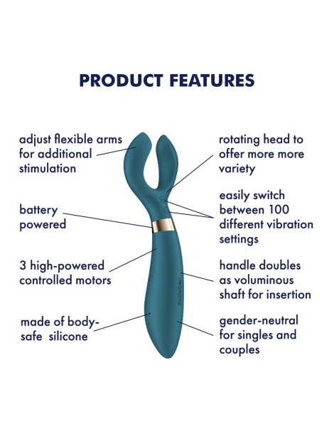 Vibrační stimulátor/vibrátor pro páry Endless Fun , Satisfyer (na baterie)