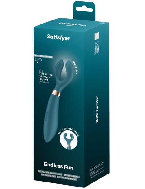 Vibrační stimulátor/vibrátor pro páry Endless Fun , Satisfyer (na baterie)