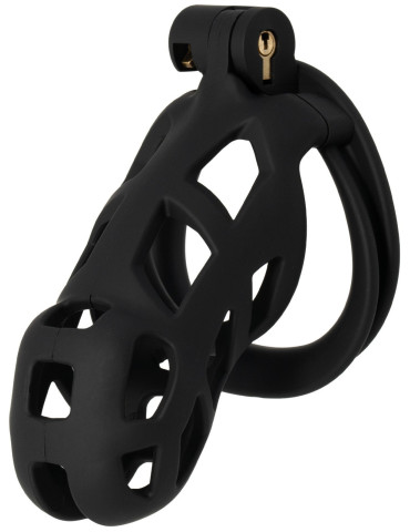 Plastová klec na penis Penis Prison Long Black , Hidden Desire