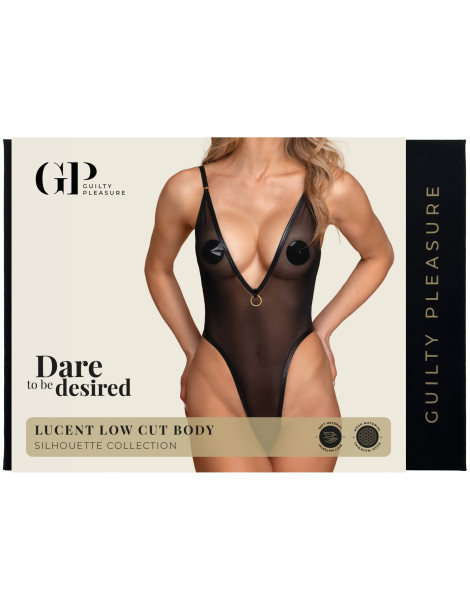Průsvitné body s hlubokým výstřihem LUCENT , Guilty Pleasure