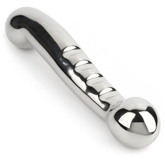 Oboustranné kovové dildo Elegant Eleven , Mr. Steel (17,5 cm)
