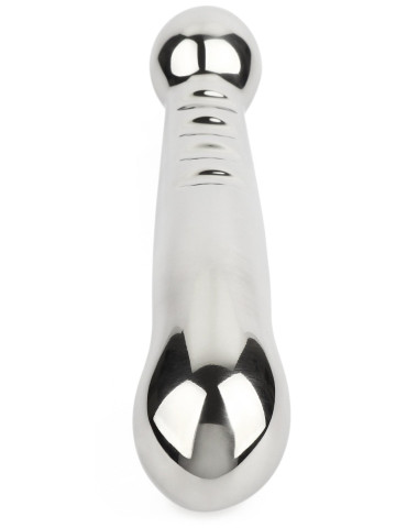 Oboustranné kovové dildo Elegant Eleven , Mr. Steel (17,5 cm)