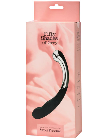 Dildo ze silikonu a kovu Sweet Pressure , Fifty Shades of Grey
