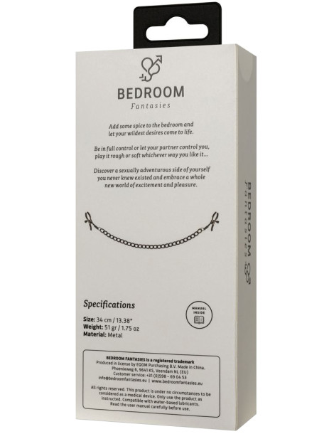 Svorky na bradavky s řetízkem , Bedroom Fantasies