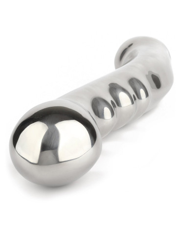 Oboustranné kovové dildo Elegant Eleven , Mr. Steel (28 cm)