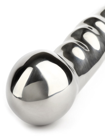 Oboustranné kovové dildo Elegant Eleven , Mr. Steel (28 cm)