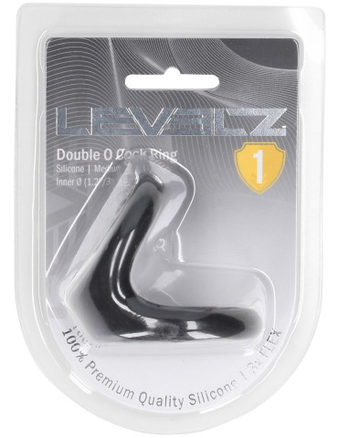 Dvojitý erekční kroužek Double O Cock Ring , Levelz (vel. M)