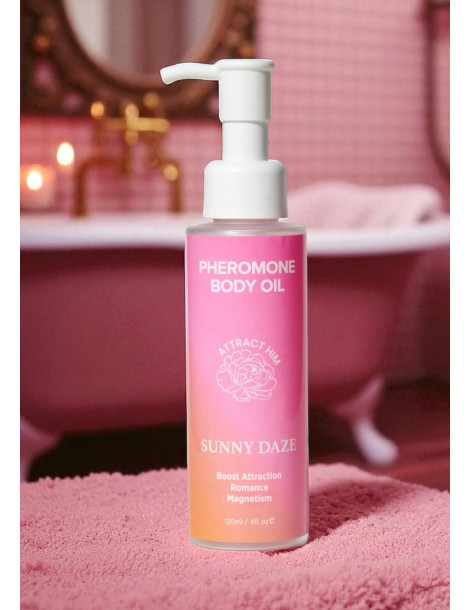Tělový olej s feromony pro ženy Sunny Daze , Eye of Love (120 ml)