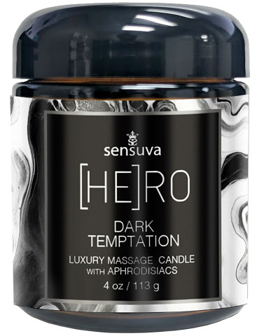 Masážní svíčka (HE)RO Dark Temptation , Sensuva (113 g)