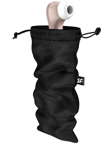 Pytlík na erotické pomůcky Treasure Bag (L) , Satisfyer (černý)