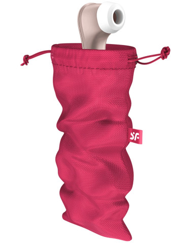 Pytlík na erotické pomůcky Treasure Bag (L) , Satisfyer (růžový)